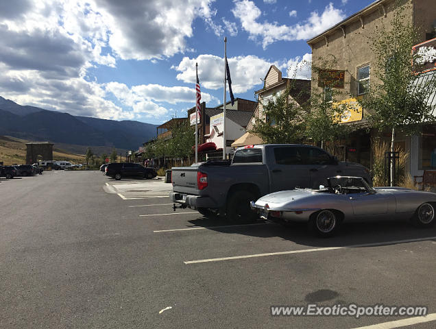 Jaguar E-Type spotted in Gardiner, Montana