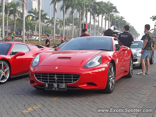 Ferrari California spotted in Jakarta, Indonesia