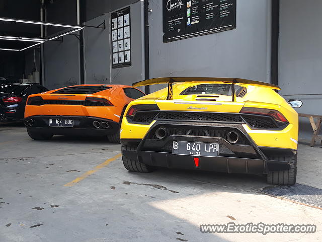 Lamborghini Huracan spotted in Jakarta, Indonesia