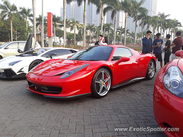 Ferrari 458 Italia spotted in Jakarta, Indonesia