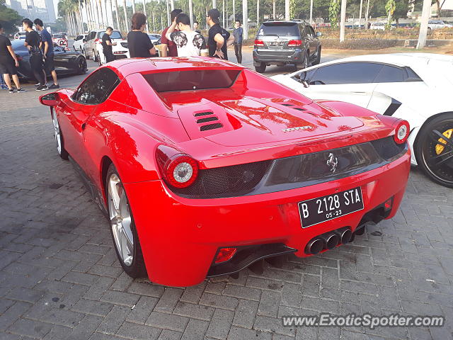 Ferrari 458 Italia spotted in Jakarta, Indonesia