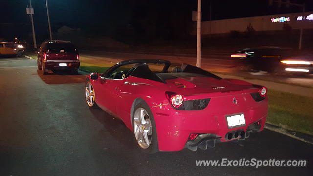 Ferrari 458 Italia spotted in Davenport, Iowa