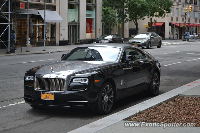 Rolls-Royce Wraith spotted in Manhattan, New York