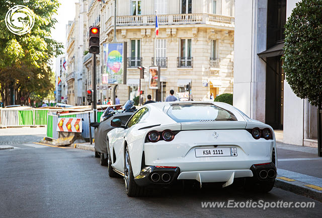 Ferrari 812 Superfast spotted in Paris, France