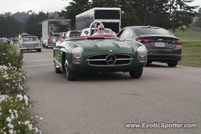 Mercedes 300SL spotted in Pebble Beach, California