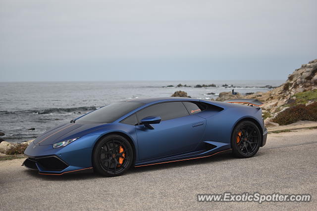 Lamborghini Huracan spotted in Pebble beach, California