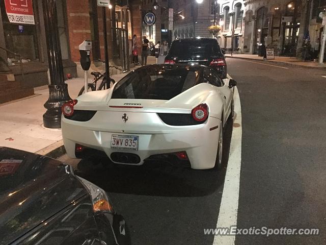 Ferrari 458 Italia spotted in Providence, Rhode Island