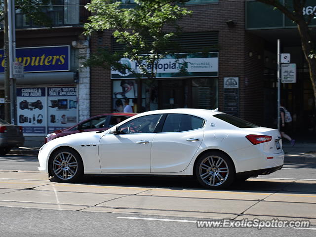 Maserati Ghibli spotted in Toronto, Canada