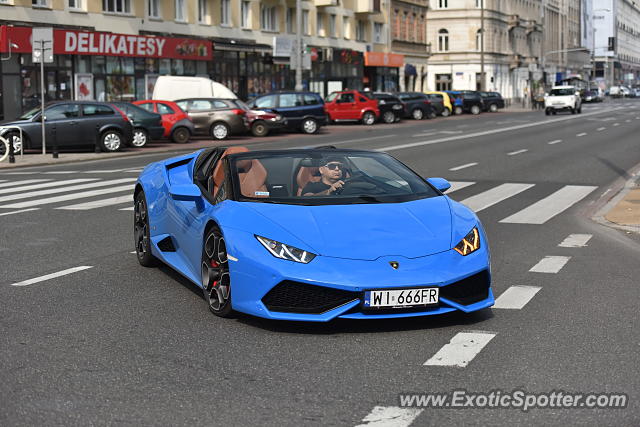 Lamborghini Huracan spotted in Warsaw, Poland