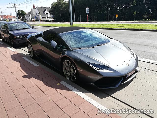 Lamborghini Huracan spotted in Duinbergen, Belgium