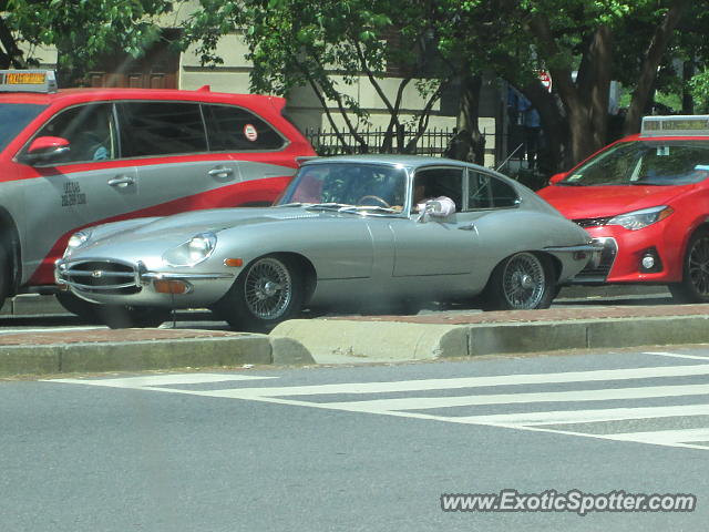 Jaguar E-Type spotted in Washington DC, Maryland