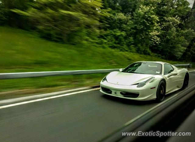 Ferrari 458 Italia spotted in Airmont, New York