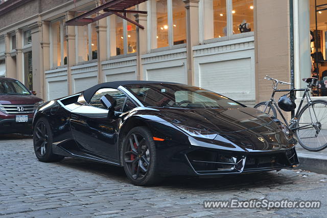 Lamborghini Huracan spotted in Manhattan, New York