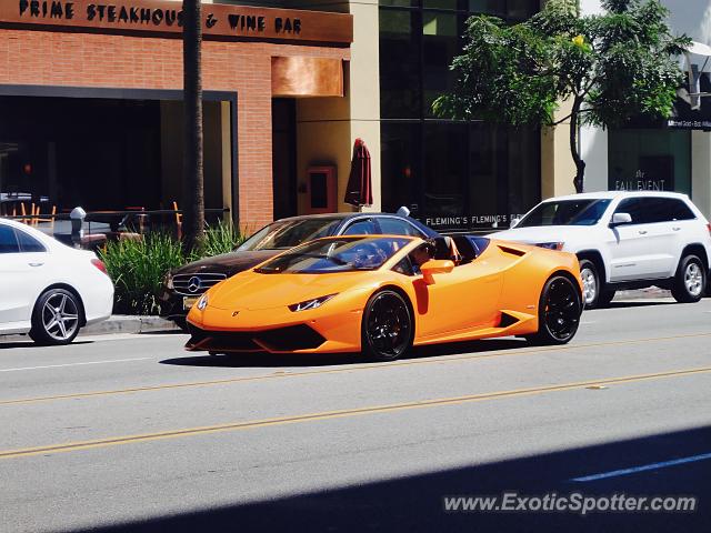 Lamborghini Huracan spotted in Beverly Hills, California