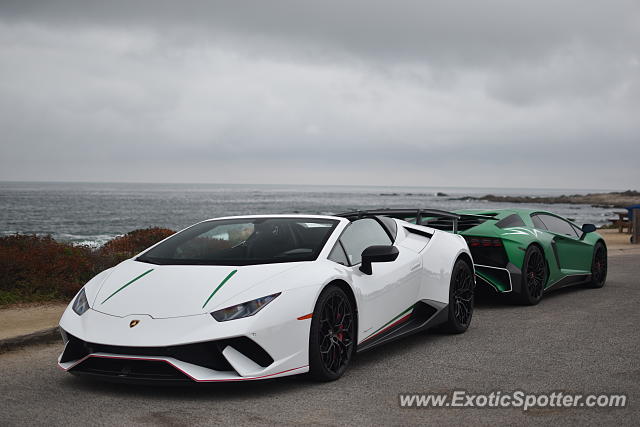 Lamborghini Huracan spotted in Pebble beach, California