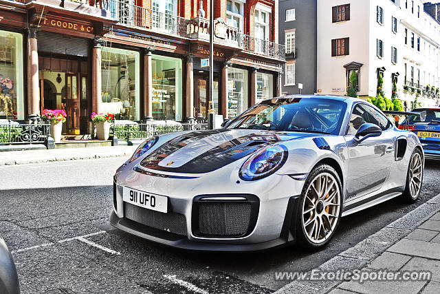 Porsche 911 GT2 spotted in London, United Kingdom