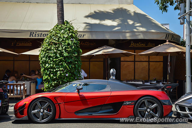 Koenigsegg Agera spotted in Beverly Hills, California
