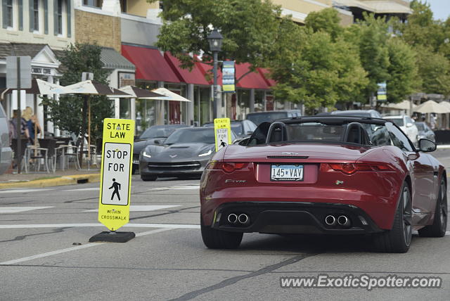 Jaguar F-Type spotted in Wayzata, Minnesota