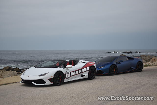 Lamborghini Huracan spotted in Pebble beach, California