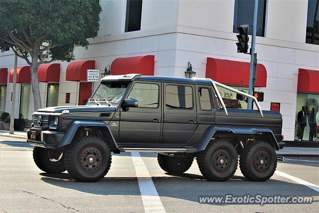 Mercedes 6x6 spotted in Beverly Hills, California
