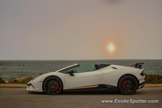 Lamborghini Huracan spotted in Pebble beach, California