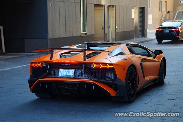 Lamborghini Aventador spotted in Toronto, Canada