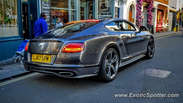 Bentley Continental spotted in London, United Kingdom