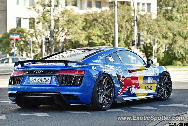 Audi R8 spotted in Warsaw, Poland