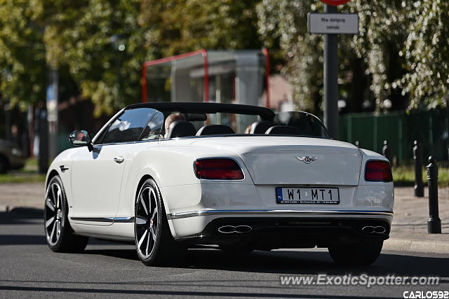 Bentley Continental spotted in Warsaw, Poland