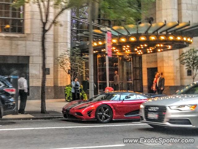 Koenigsegg Agera R spotted in Manhattan, New York