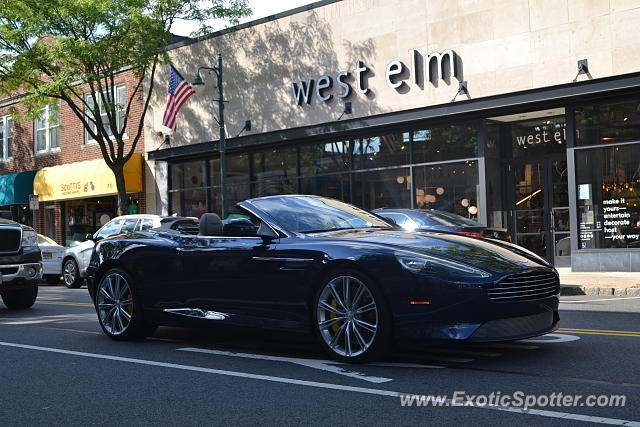 Aston Martin DB9 spotted in Summit, New Jersey