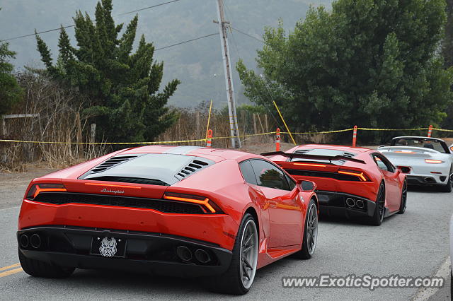 Lamborghini Huracan spotted in Carmel Valley, California