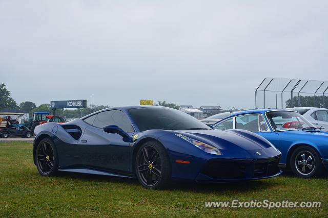 Ferrari 488 GTB spotted in Elkhart Lake, Wisconsin