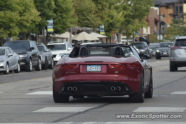 Jaguar F-Type spotted in Wayzata, Minnesota