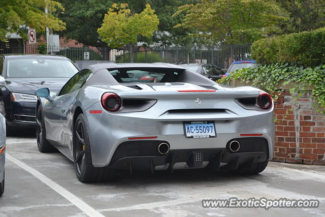 Ferrari 488 GTB spotted in Greenwich, Connecticut