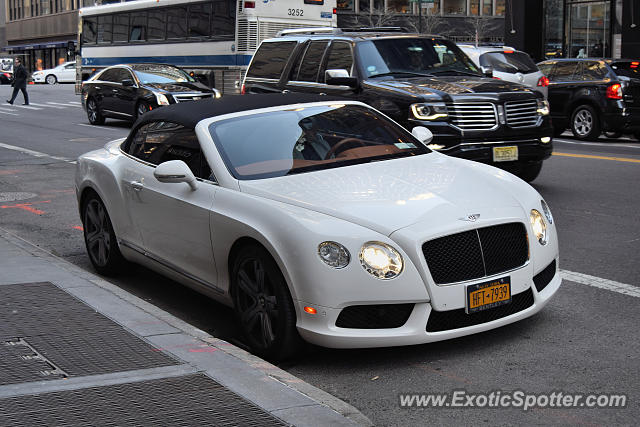 Bentley Continental spotted in Manhattan, New York