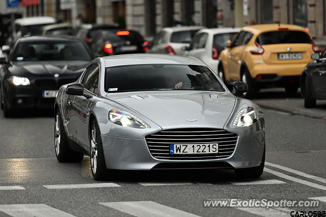 Aston Martin Rapide spotted in Warsaw, Poland