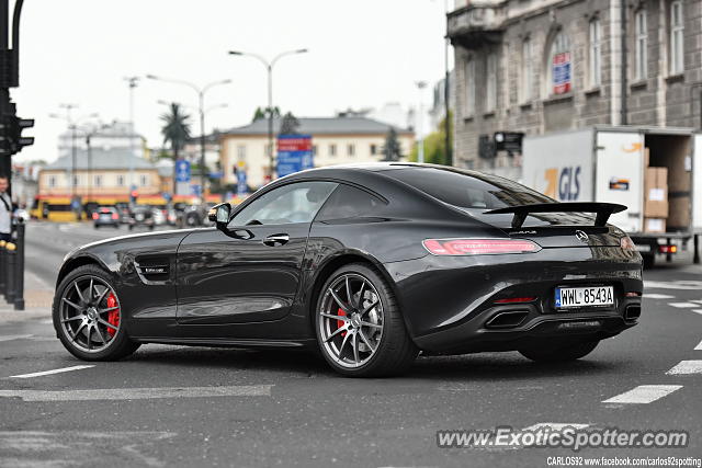 Mercedes AMG GT spotted in Warsaw, Poland