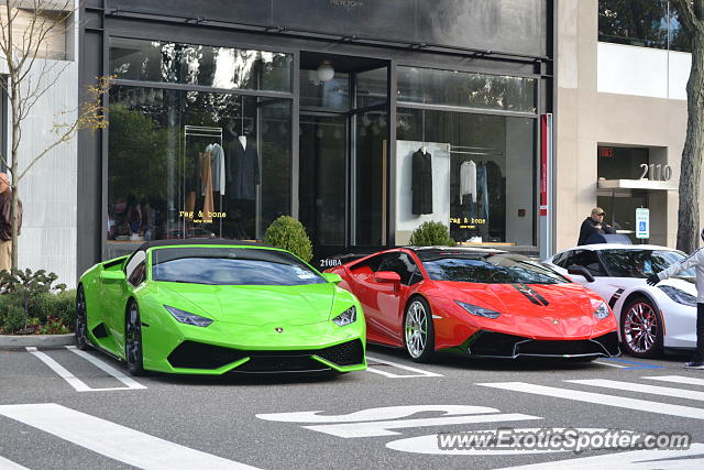 Lamborghini Huracan spotted in Manhasset, New York