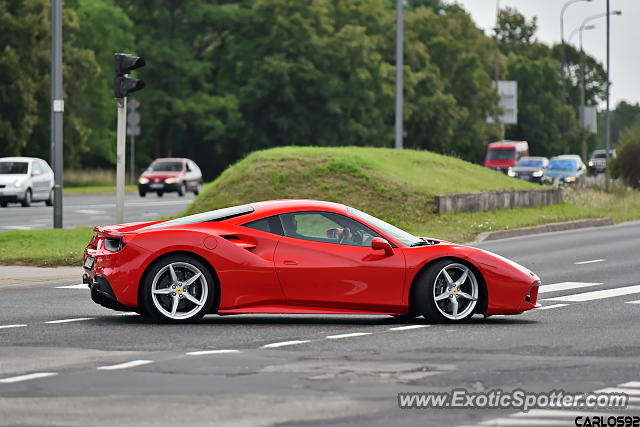 Ferrari 488 GTB spotted in Warsaw, Poland