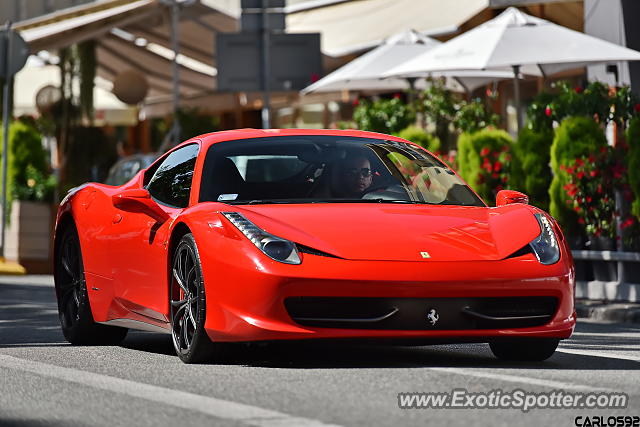 Ferrari 458 Italia spotted in Warsaw, Poland