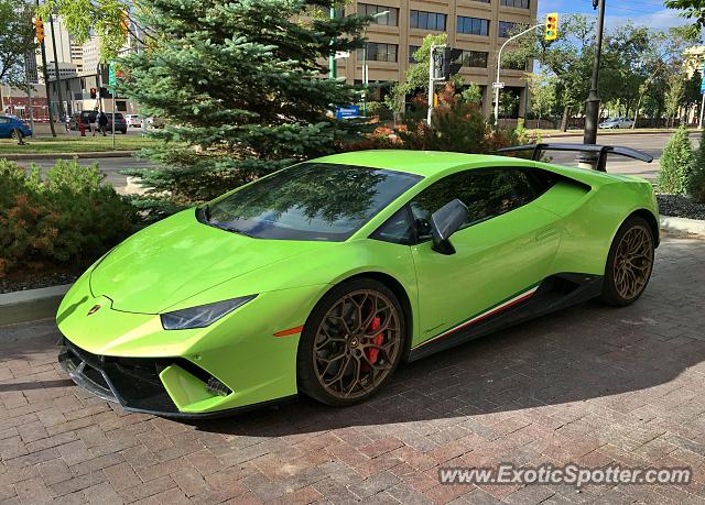 Lamborghini Huracan spotted in Winnipeg, Canada