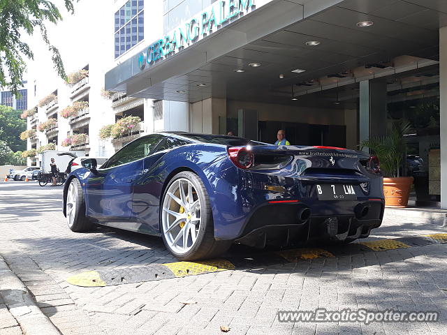 Ferrari 488 GTB spotted in Jakarta, Indonesia