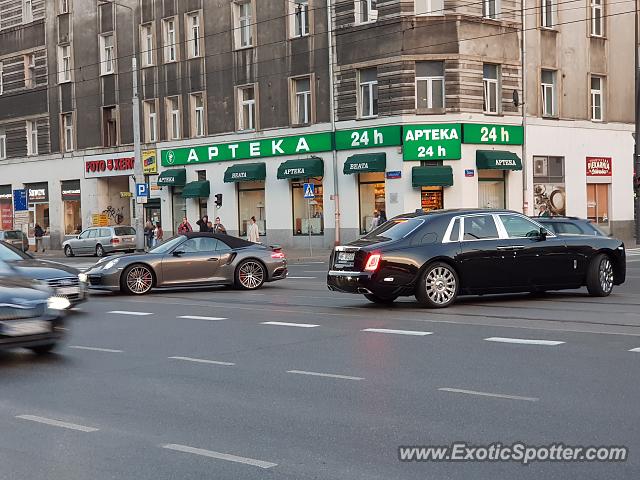 Rolls-Royce Phantom spotted in Warsaw, Poland