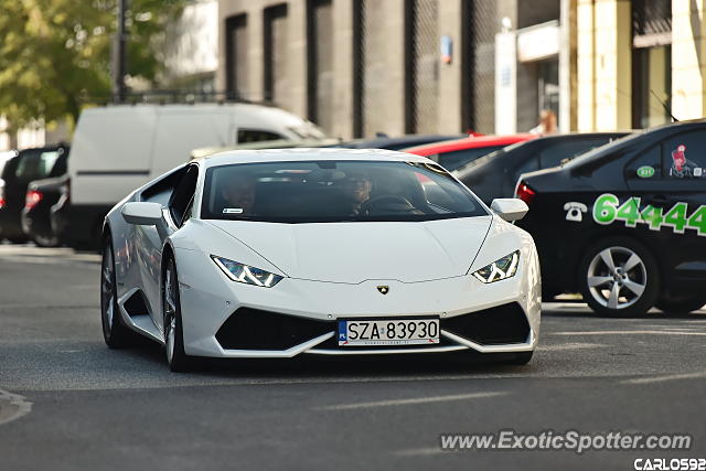 Lamborghini Huracan spotted in Warsaw, Poland