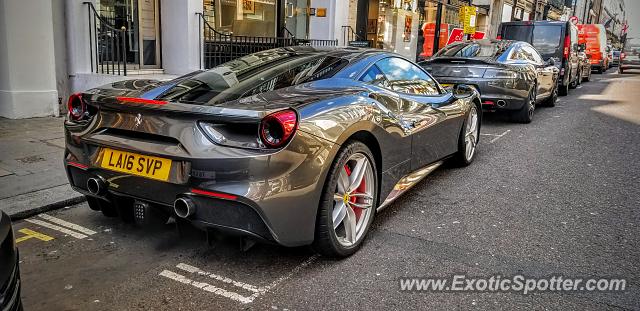 Ferrari 488 GTB spotted in London, United Kingdom