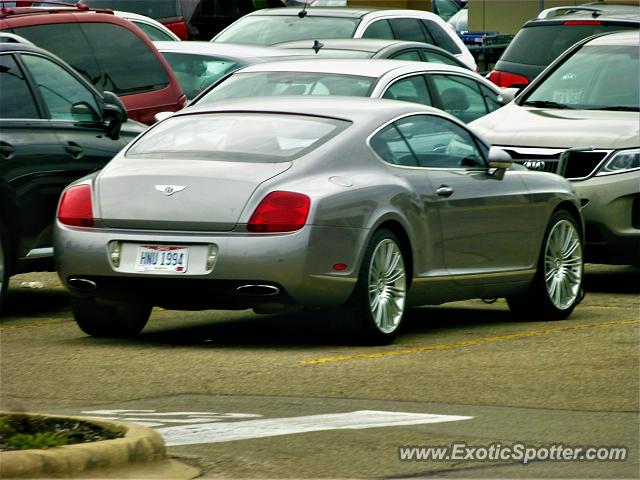 Bentley Continental spotted in Columbus, Ohio