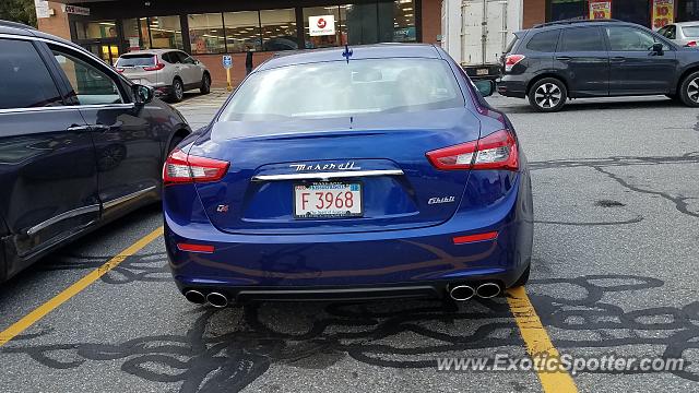 Maserati Ghibli spotted in Worcester, Massachusetts