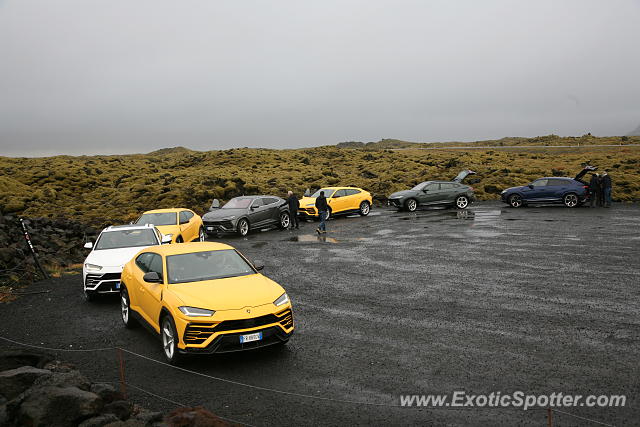 Lamborghini Urus spotted in Skaftsrhreppur, Iceland