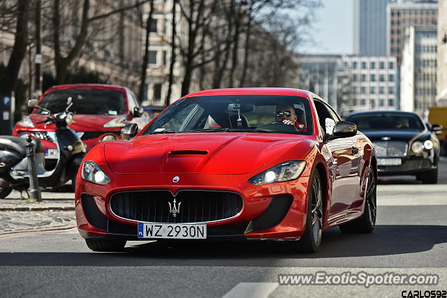 Maserati GranTurismo spotted in Warsaw, Poland